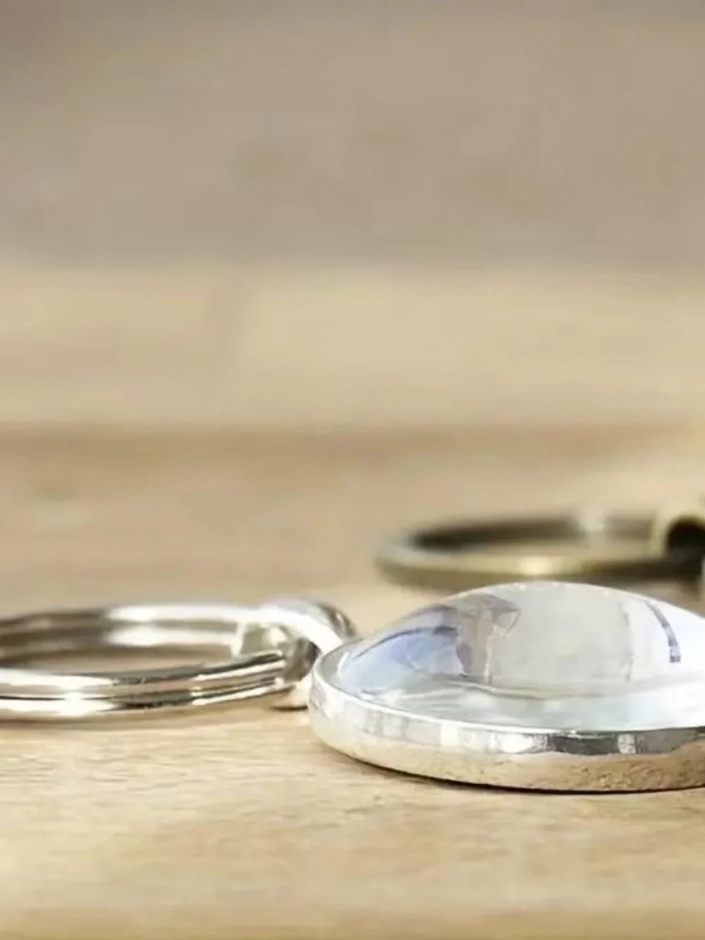 Stainless Steel PIT BULL DOG Keyring Keychain Accessory
